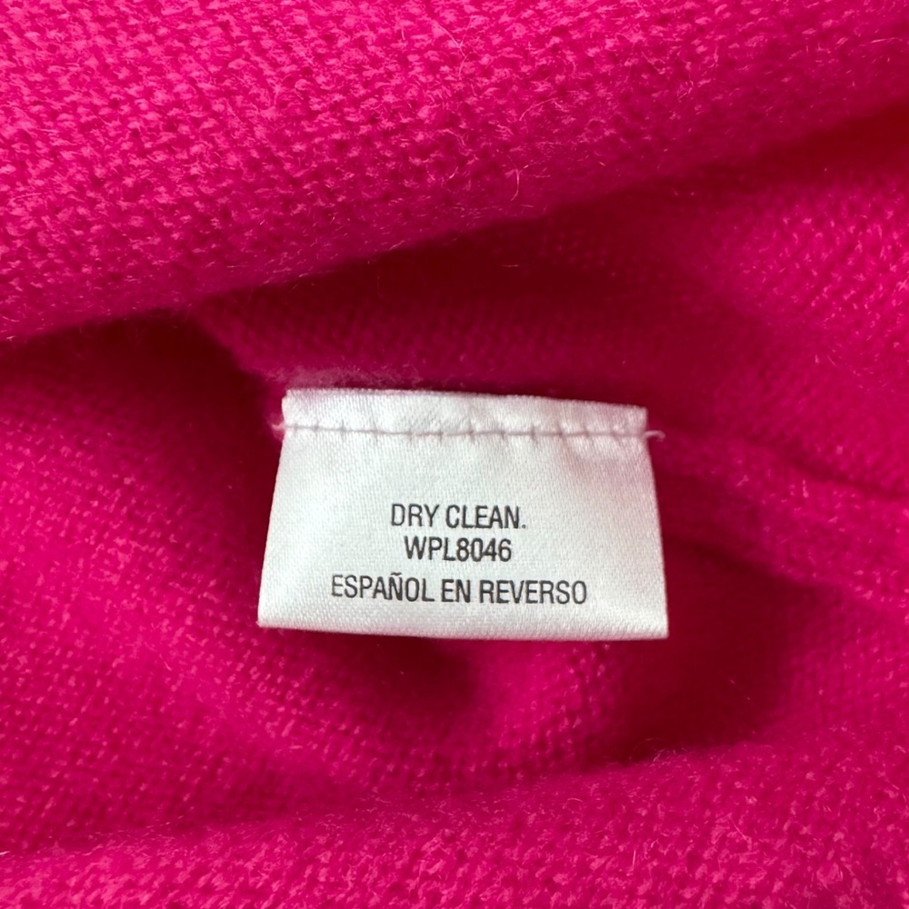 Charter Club 100% Cashmere Sweater Womens Small Pink V-Neck Pullover Soft Luxury - Picture 5 of 9
